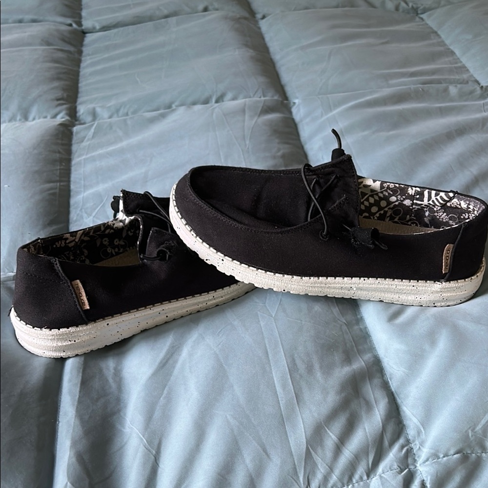 Hey Dude Black Sneakers